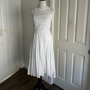 Rebecca Taylor size 4 white cotton dress